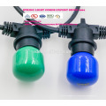 SLO-109 multi portalámparas luces de cadena con enchufe schuko VDE UE cable de alimentación